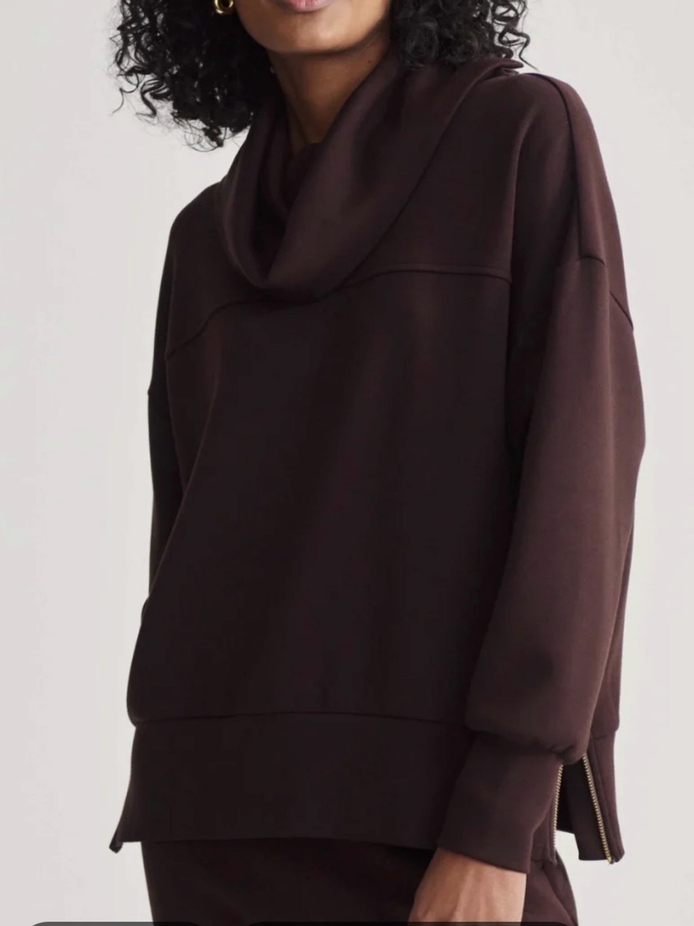 Varley Priya Double Soft Cowl-Neck